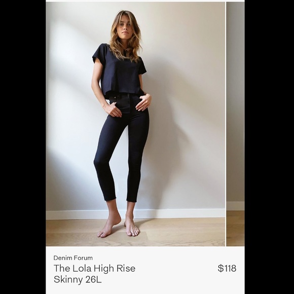 Aritzia Denim Forum Lola High Rise - Picture 1 of 4